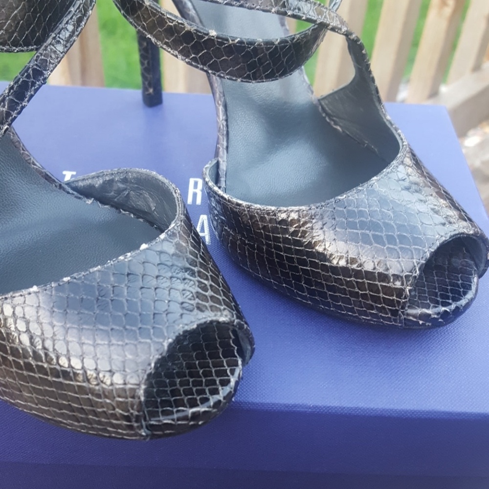 Stuart Weitzman Python Stilettos Nwot - image 3